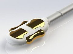 PERISPHERA-U vergoldete 2-Kanal-Vaginalsonde